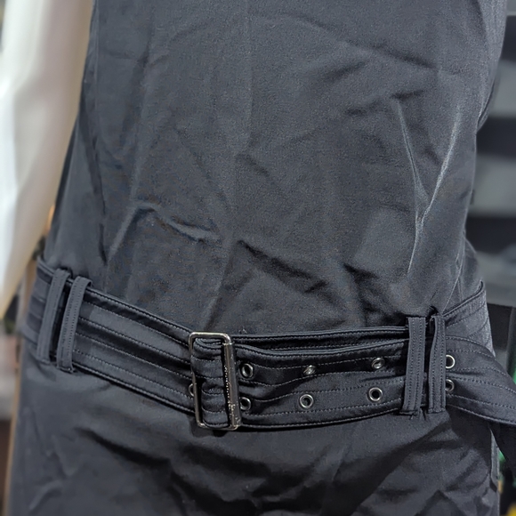 Burberry Black Belted Mini Dress - Picture 4 of 6